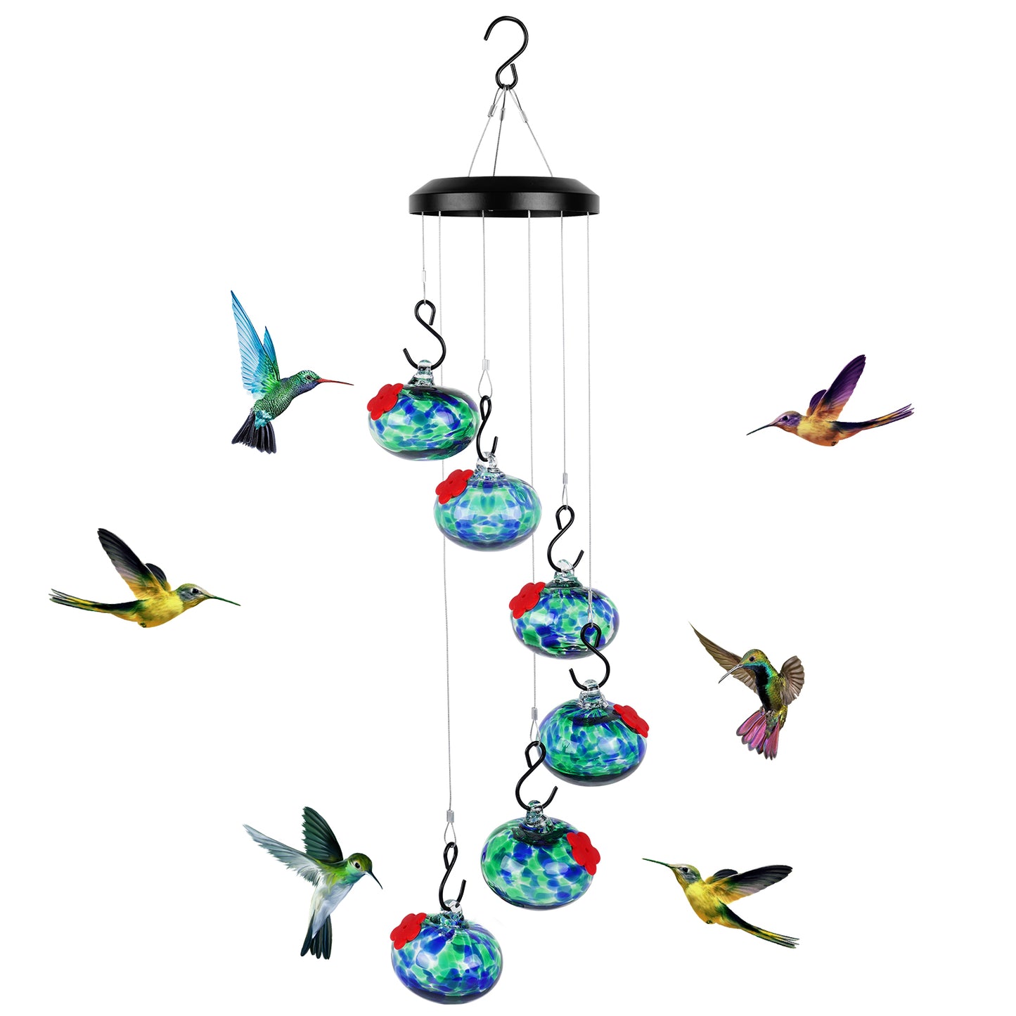 Wind Chime Style Hummingbird feeders